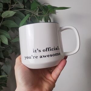 Threshold Stoneware Coffee Scented Mug Candle Handmade